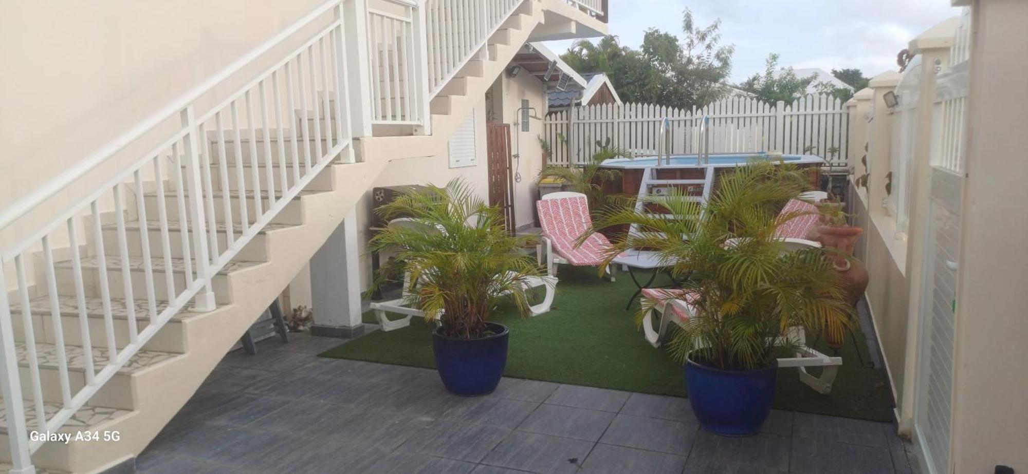 Villa Elegante A Saint Francois Avec Piscine Privee Toute L'Annee Exterior foto